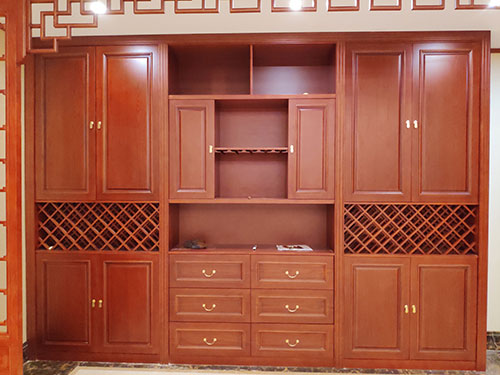 淮安中式家居装修之中式酒柜装修效果图