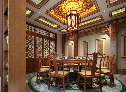 淮安中式古典风格家居装修设计效果图